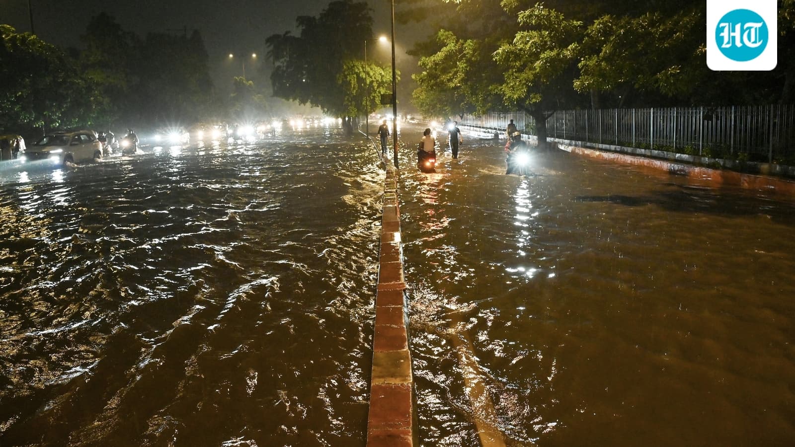 18-year-old swept away while crossing drain in southeast Delhi amid heavy rain, search underway